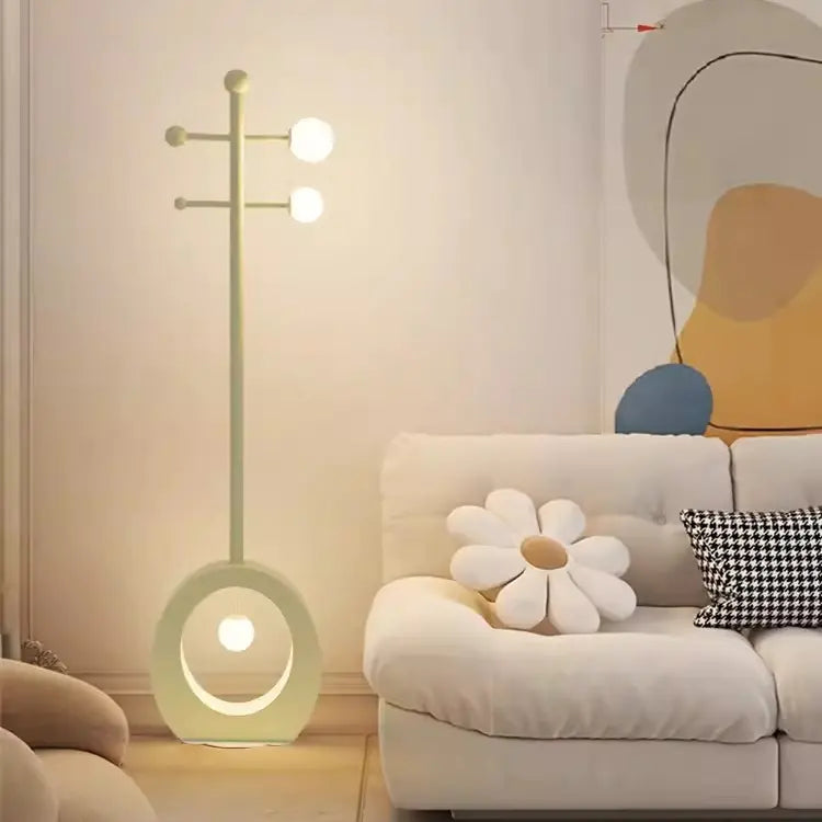 Creative French Cream Floor Lamp for Kids' Room