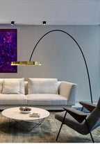 Ring Fishing Floor Lamp Room Decor Golden Long Pole Modern Simple LED Minimalist Light Luxury Designer Vertical Table Lamps