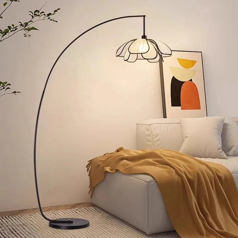 Mandy Wabi Sabi Style Flower Living Room Floor Lamp