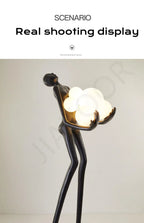 Mandy Nordic Humanoid Floor Lamp Sculpture