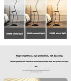 Cream floor lamp for the living room side table for the tea table and pleated bedside standing lamp for the bedroom