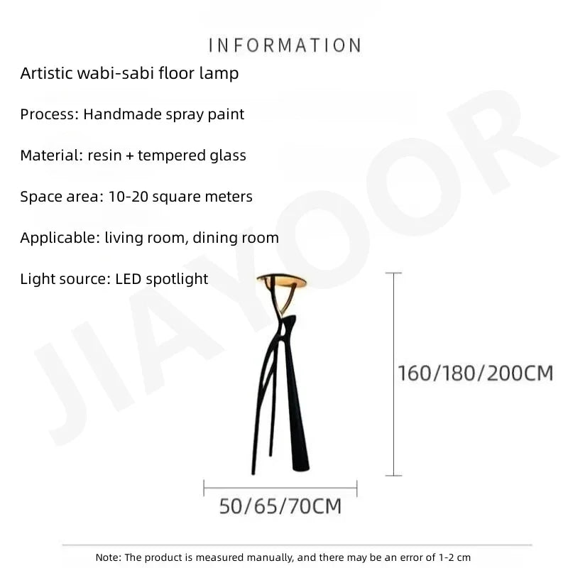 Mandy Nordic Modern Ornament Sculpture Resin Floor Lamp