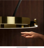 Ring Fishing Floor Lamp Room Decor Golden Long Pole Modern Simple LED Minimalist Light Luxury Designer Vertical Table Lamps