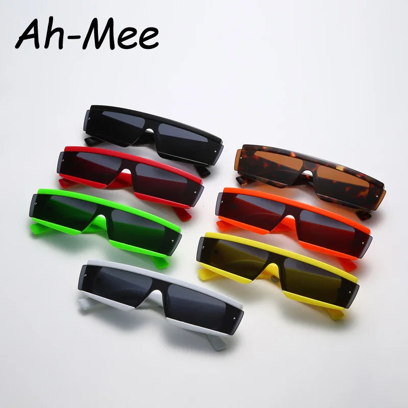 Acadenzy Rimless Square Punk  Sunglasses