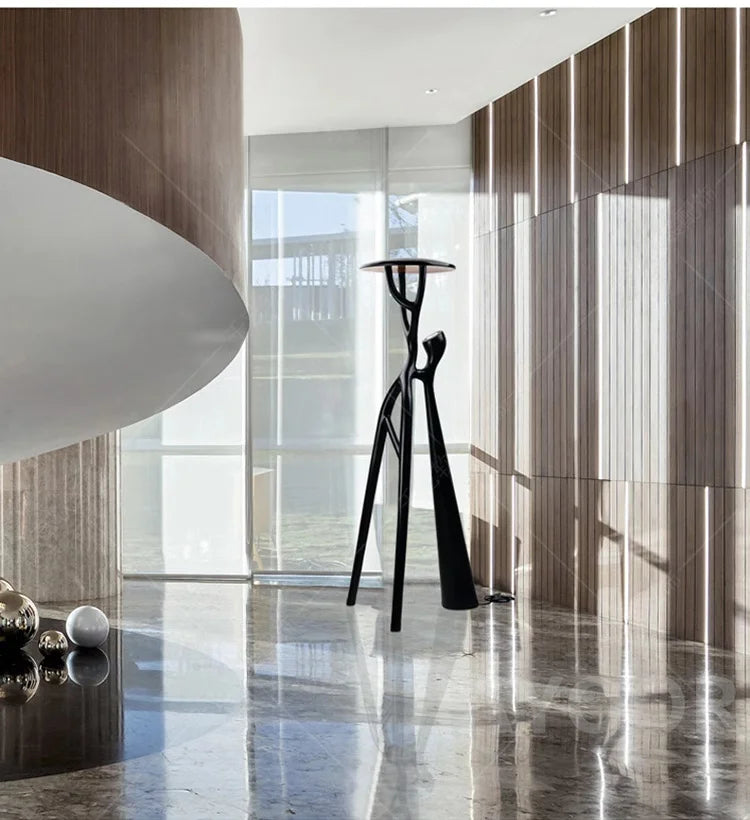 Mandy Nordic Modern Ornament Sculpture Resin Floor Lamp