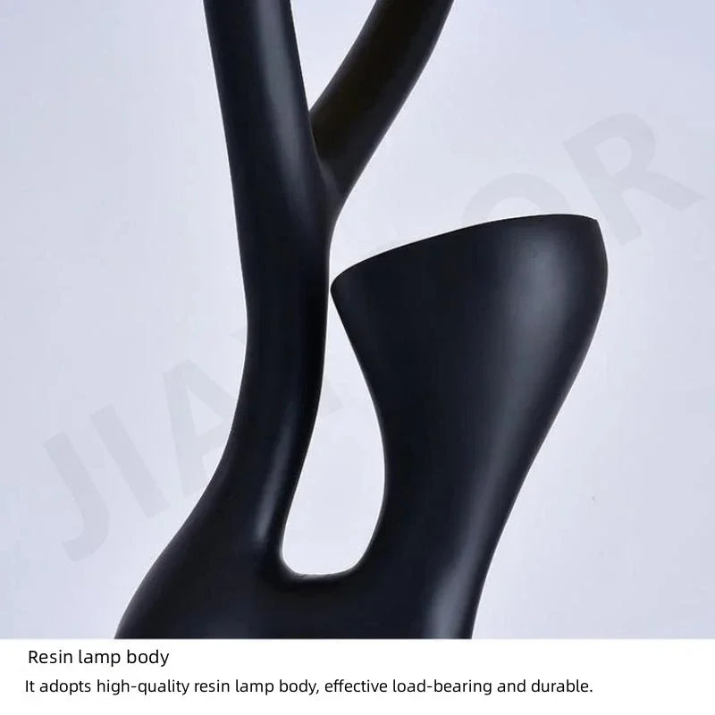 Mandy Nordic Modern Ornament Sculpture Resin Floor Lamp