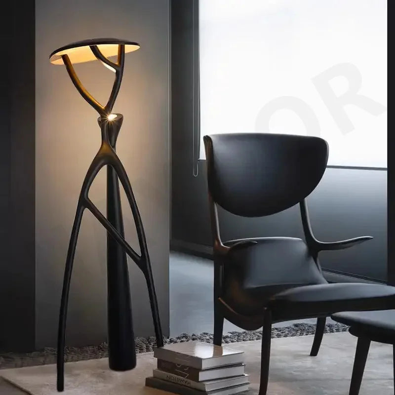 Mandy Nordic Modern Ornament Sculpture Resin Floor Lamp