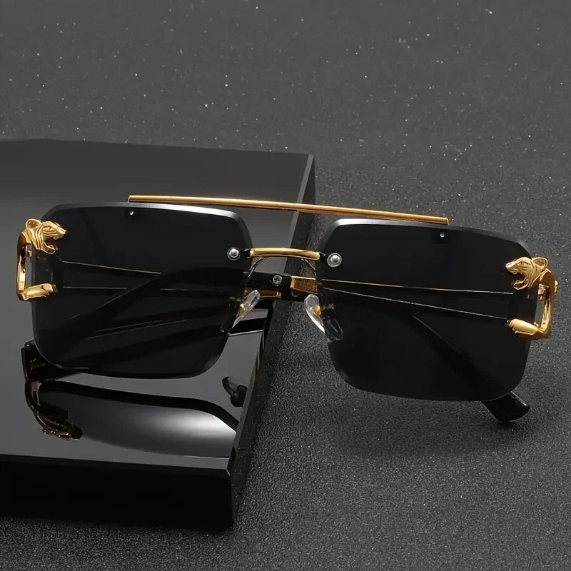 Mandy Vintage Black Diamond Baron Luxury  Glasses