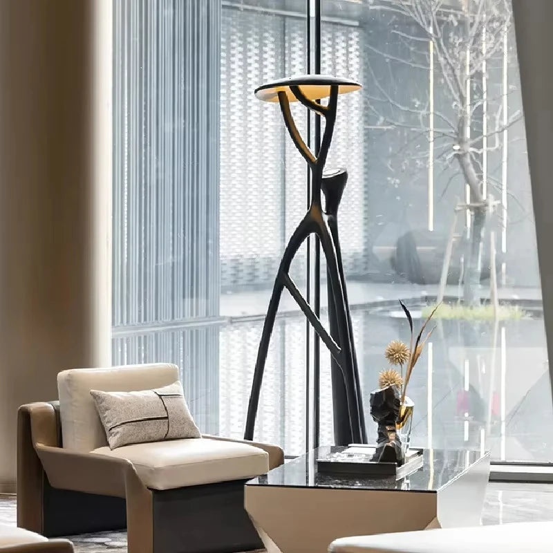 Mandy Nordic Modern Ornament Sculpture Resin Floor Lamp