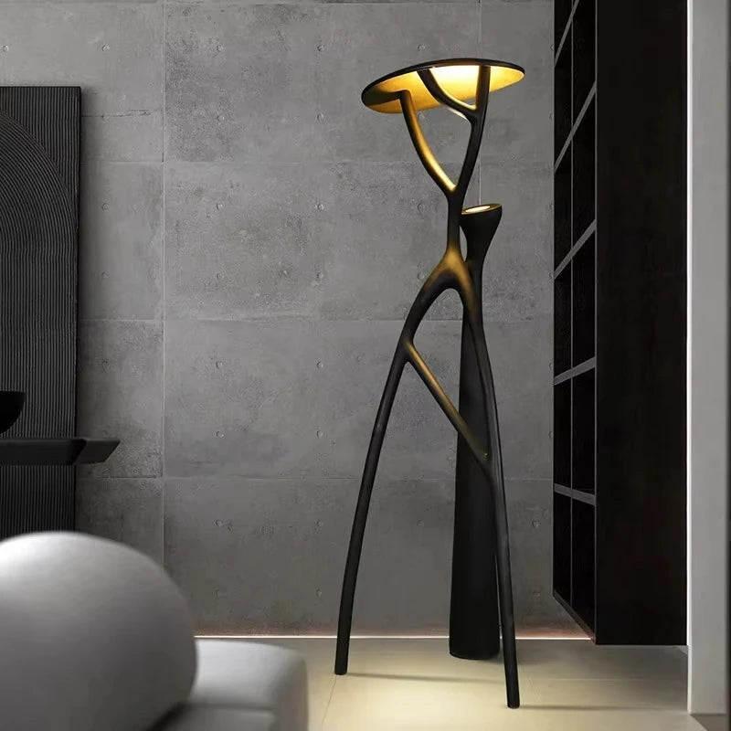 Mandy Nordic Modern Ornament Sculpture Resin Floor Lamp