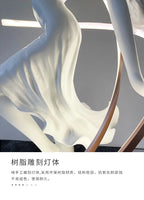 New Abstract Sculpture Floor-to-Floor Sales Office Lobby Decoration Dance Muse Art Personality Ornament