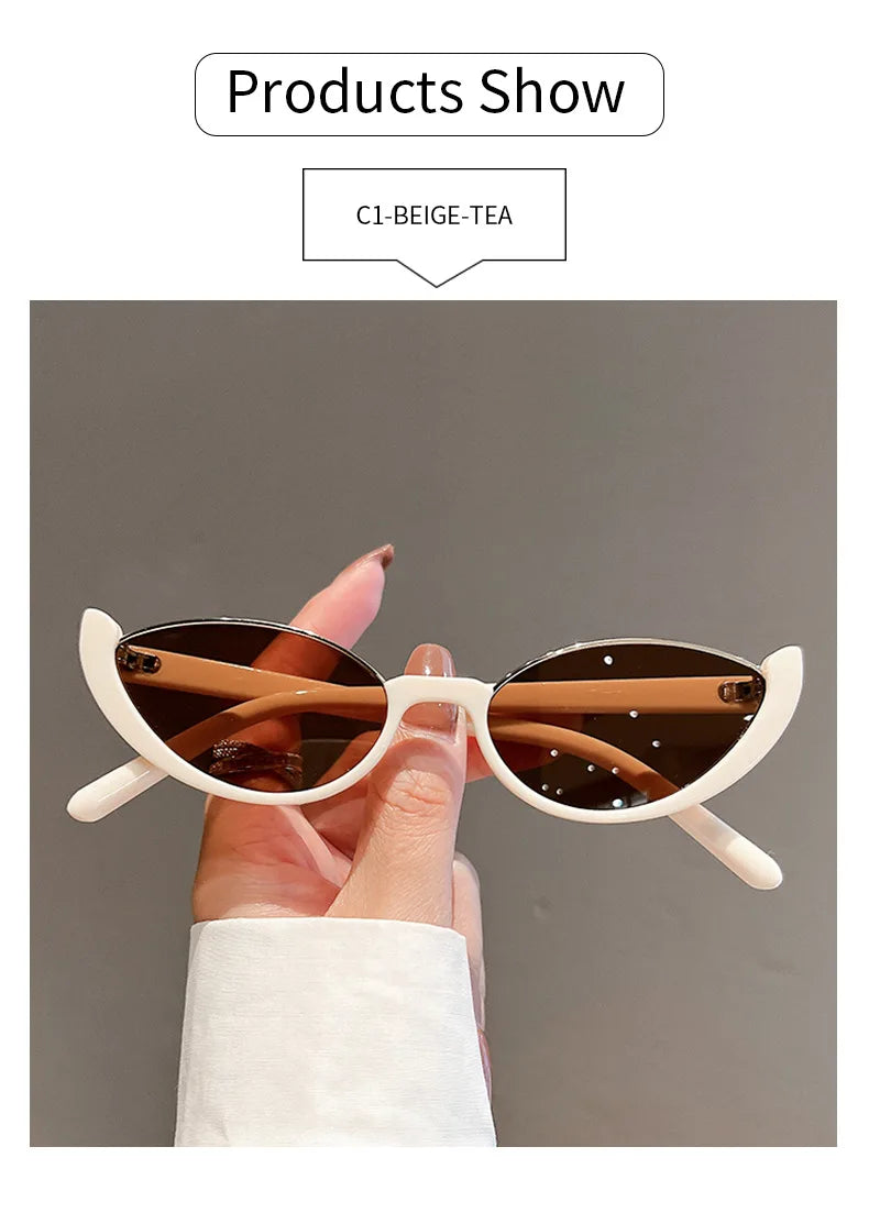 Mandy Half Frame Cat-eye