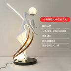New Abstract Sculpture Floor-to-Floor Sales Office Lobby Decoration Dance Muse Art Personality Ornament