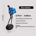 Mandy Nordic Humanoid Floor Lamp Sculpture