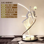 New Abstract Sculpture Floor-to-Floor Sales Office Lobby Decoration Dance Muse Art Personality Ornament