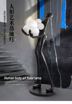 Mandy Nordic Humanoid Floor Lamp Sculpture