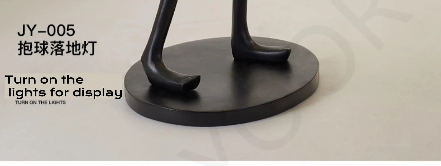 Mandy Nordic Humanoid Floor Lamp Sculpture