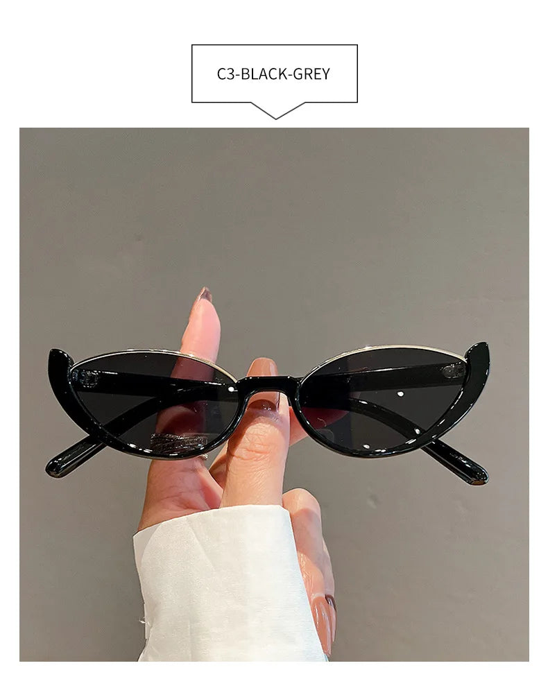 Mandy Half Frame Cat-eye