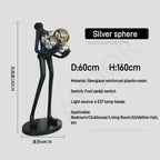 Mandy Nordic Humanoid Floor Lamp Sculpture