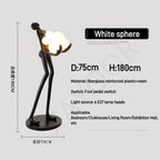 Mandy Nordic Humanoid Floor Lamp Sculpture