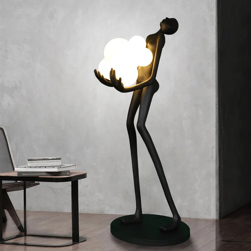 Mandy Nordic Humanoid Floor Lamp Sculpture