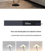 Cream floor lamp for the living room side table for the tea table and pleated bedside standing lamp for the bedroom