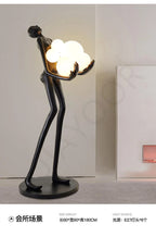 Mandy Nordic Humanoid Floor Lamp Sculpture