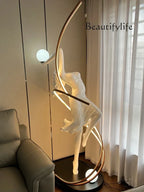 New Abstract Sculpture Floor-to-Floor Sales Office Lobby Decoration Dance Muse Art Personality Ornament